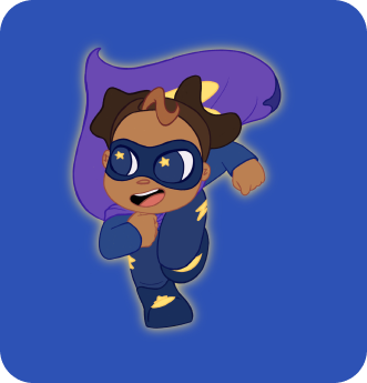 Captain Super Sleep running pose